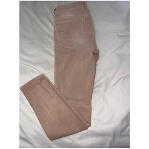 AMERICAN EAGLE SIZE 6 PINK JEANS